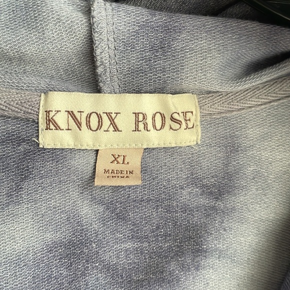 Knox Rose blue tie-dye sweatshirt and sweats outfit EUC - Picture 3 of 13